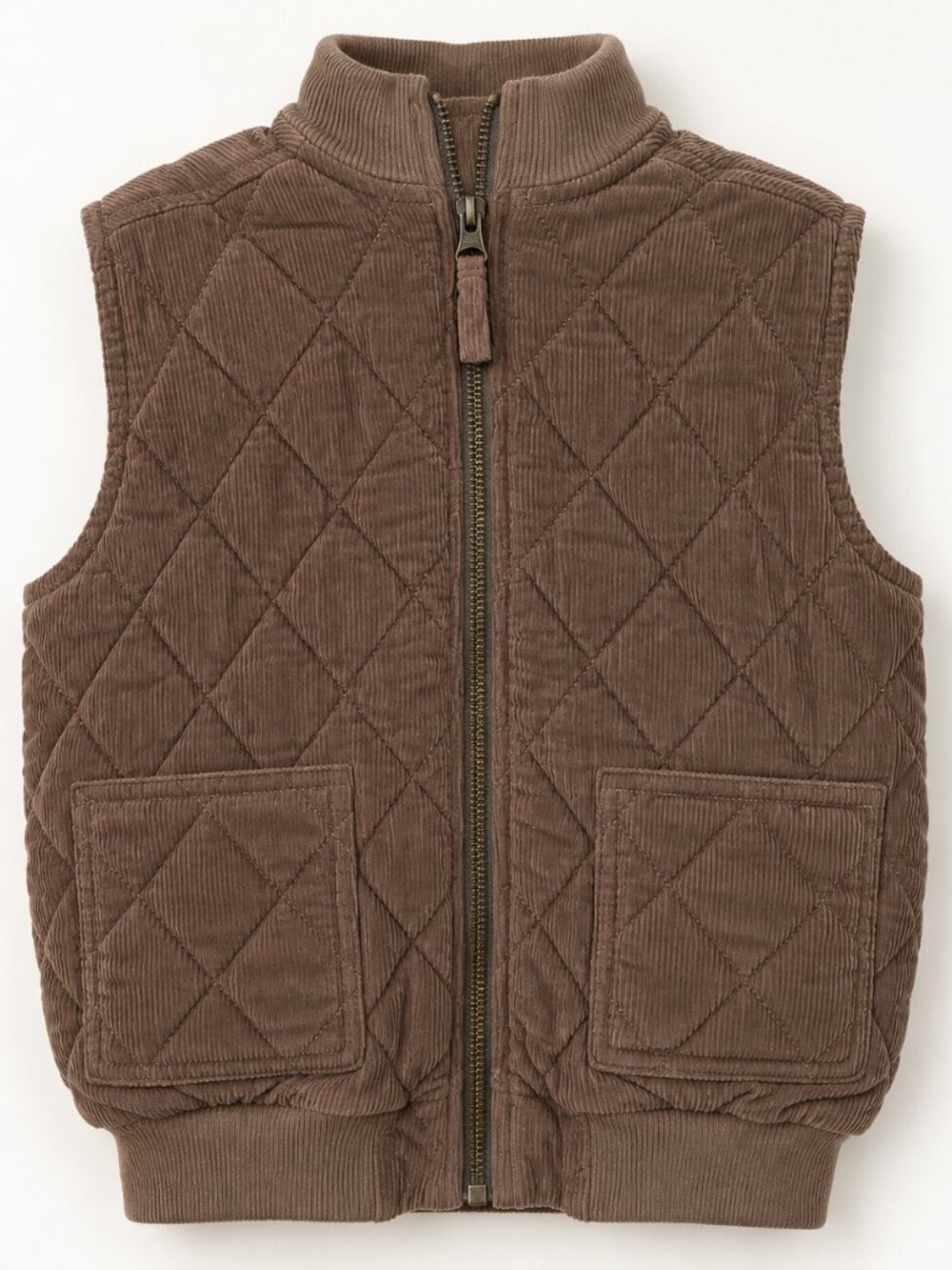 NWT Pehr Corduroy Kids Quilted Vest Portobello Kids 6-7